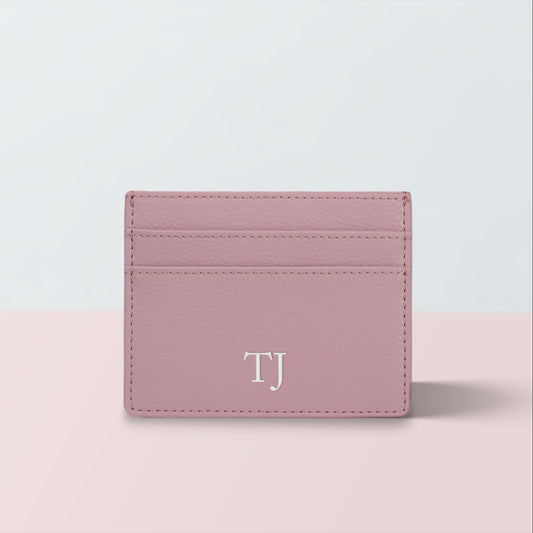 The Lilac Cardholder | Pebbled Leather | Olivia&Co