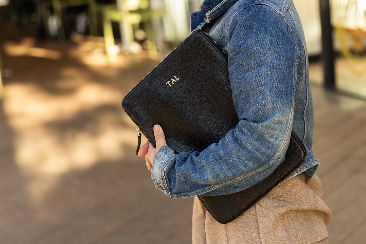 The Pebbled Laptop Sleeve