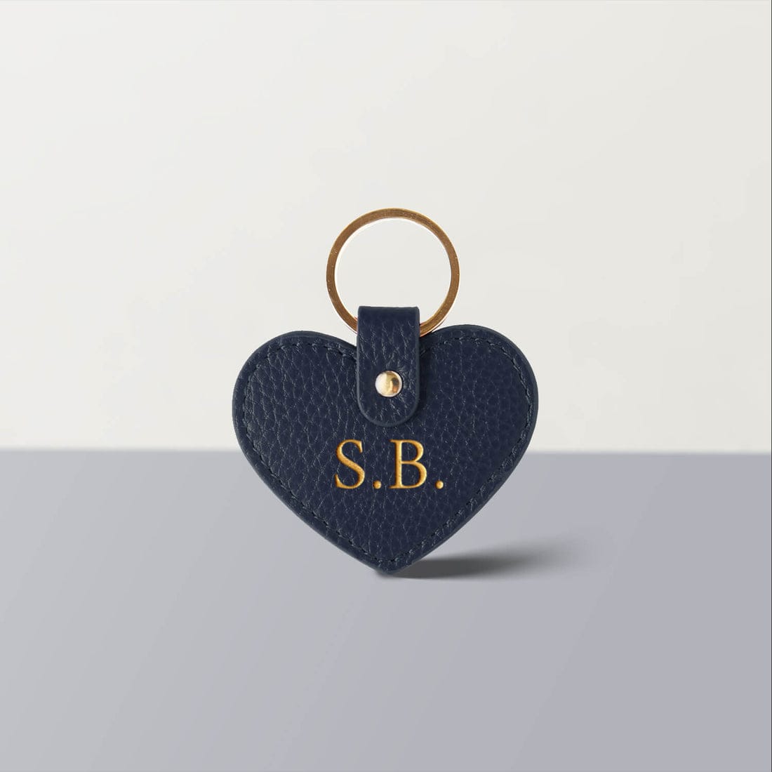 Pebbled Lowkey Heart Keyring
