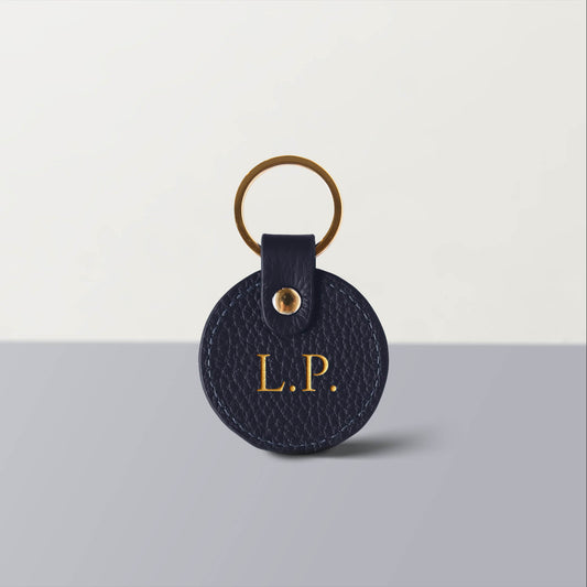 Pebbled Lowkey Round Keyring | Olivia&Co | Australia