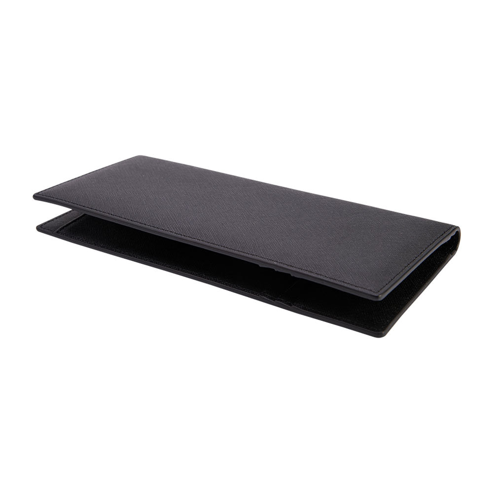 Jetsetter Long Passport Holder in Black