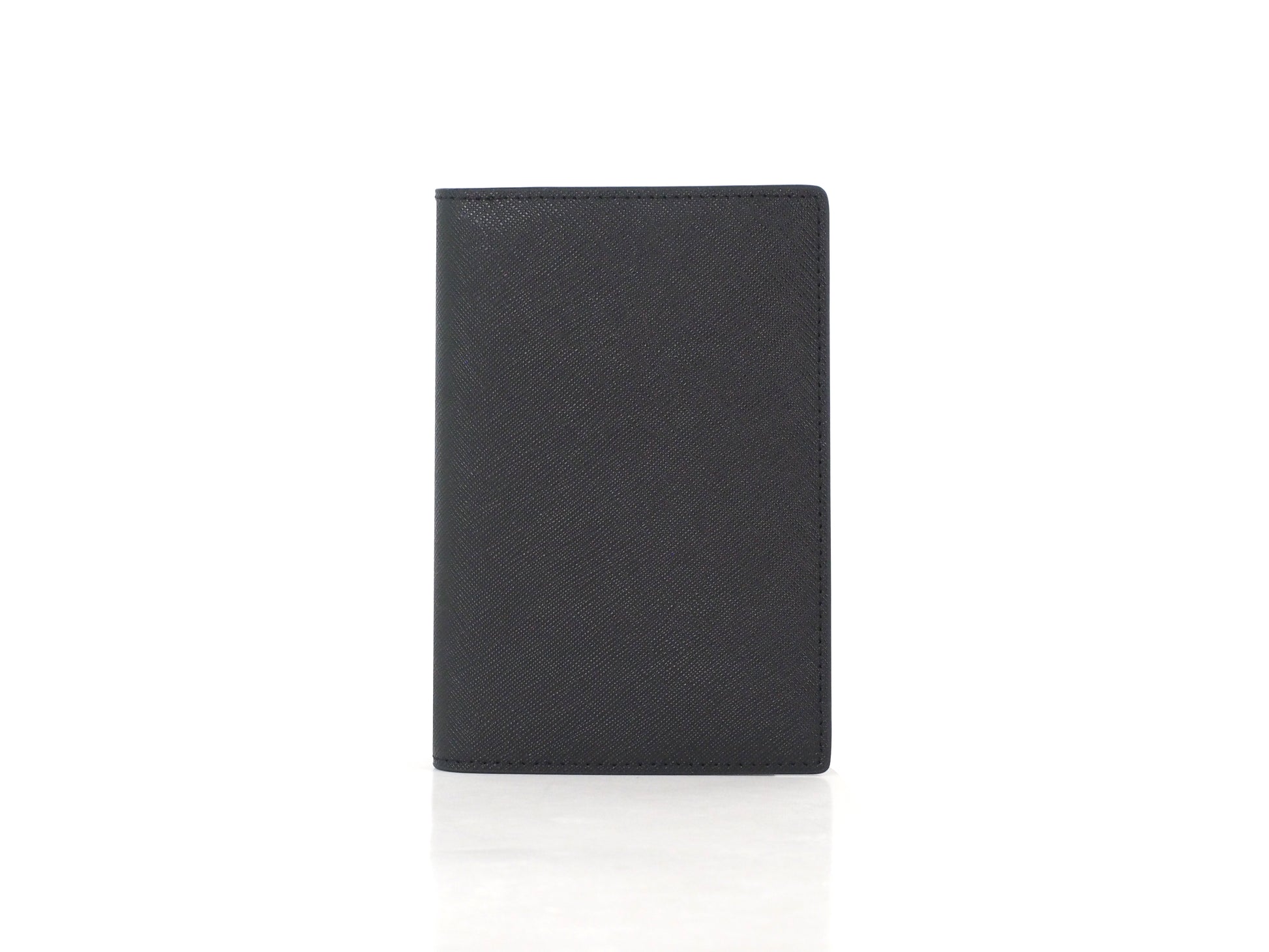 Black Personalised Passport Holder