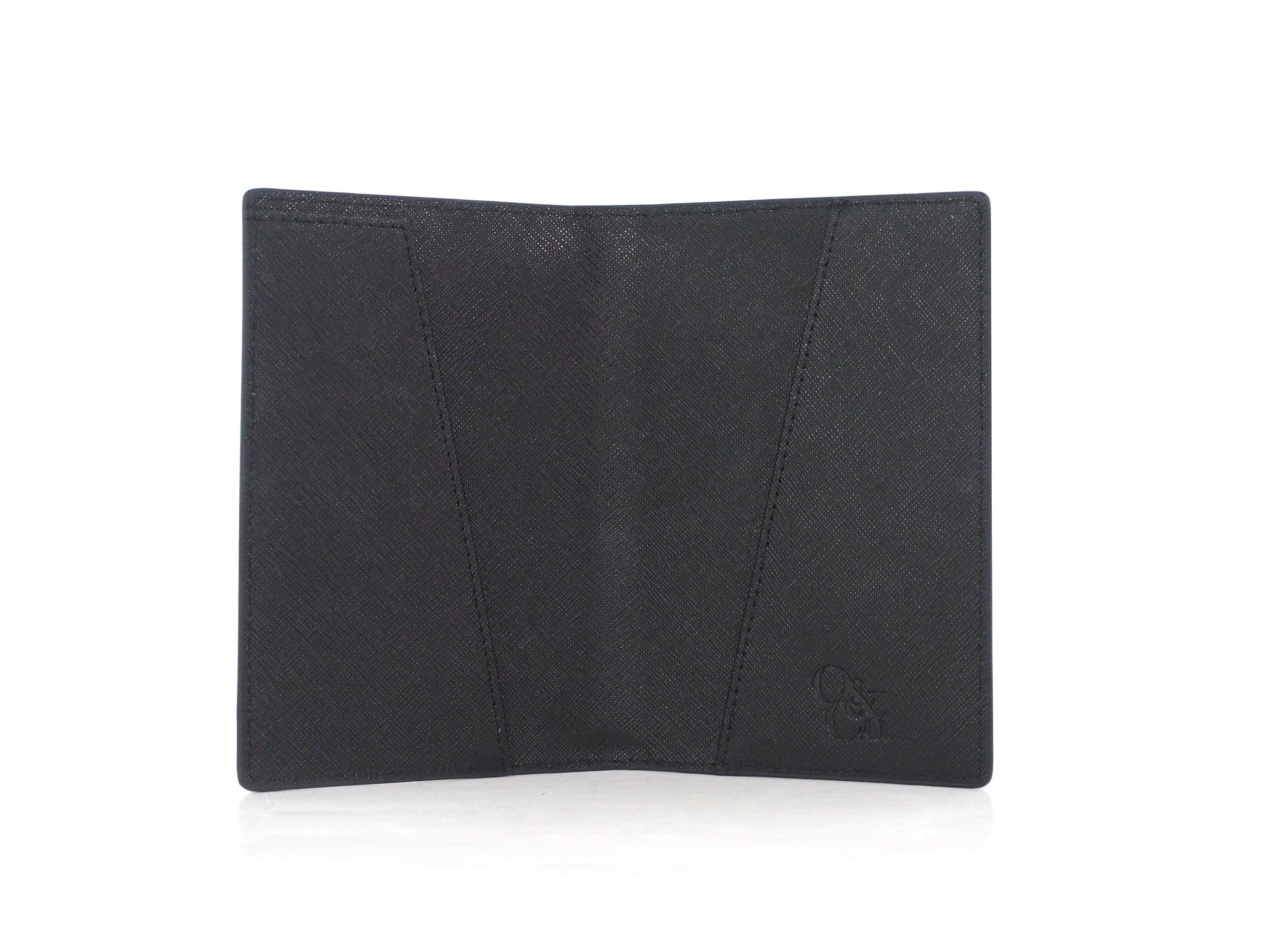 Personalised Passport Holder Black