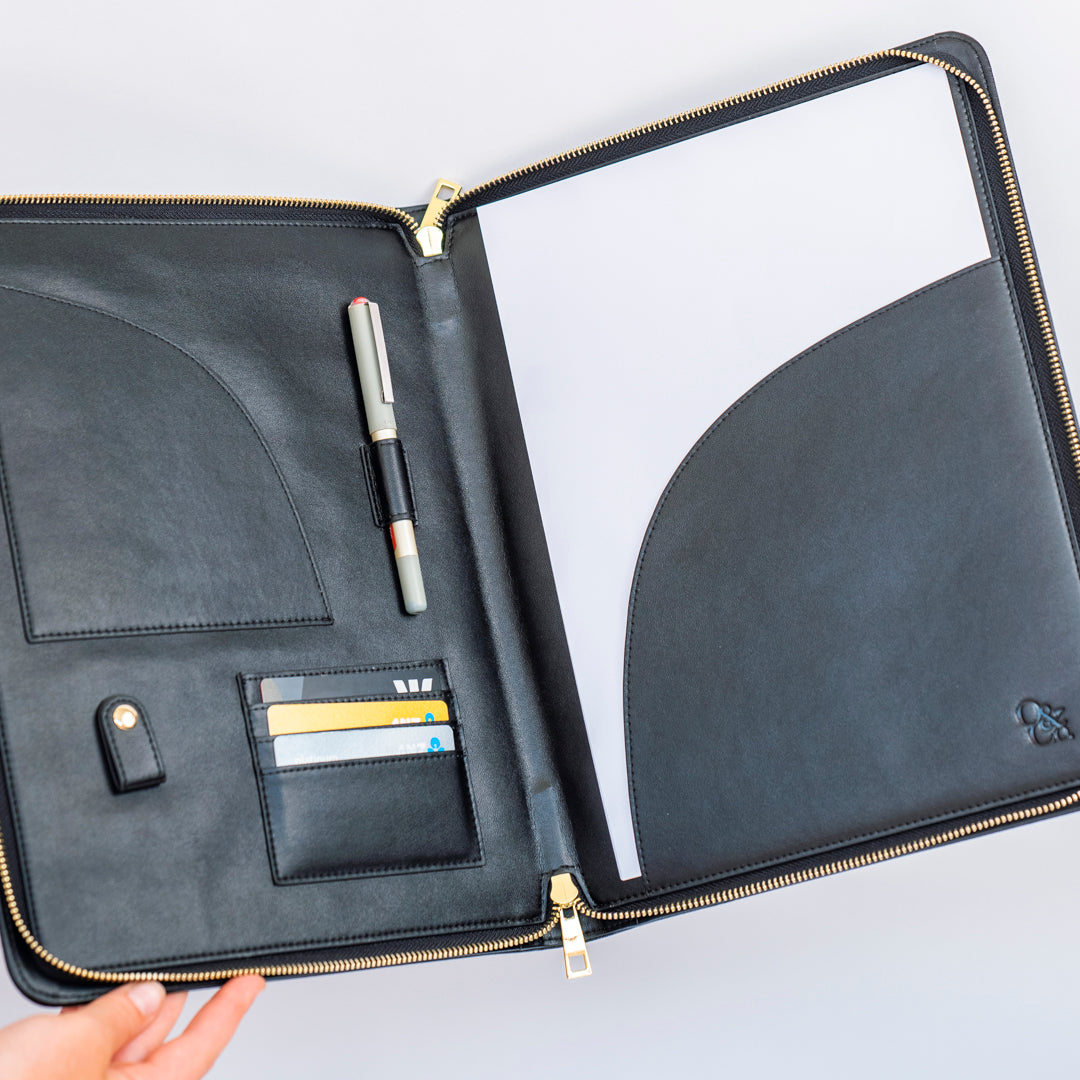 The A4 Compendium | Saffiano Leather | Olivia&Co.