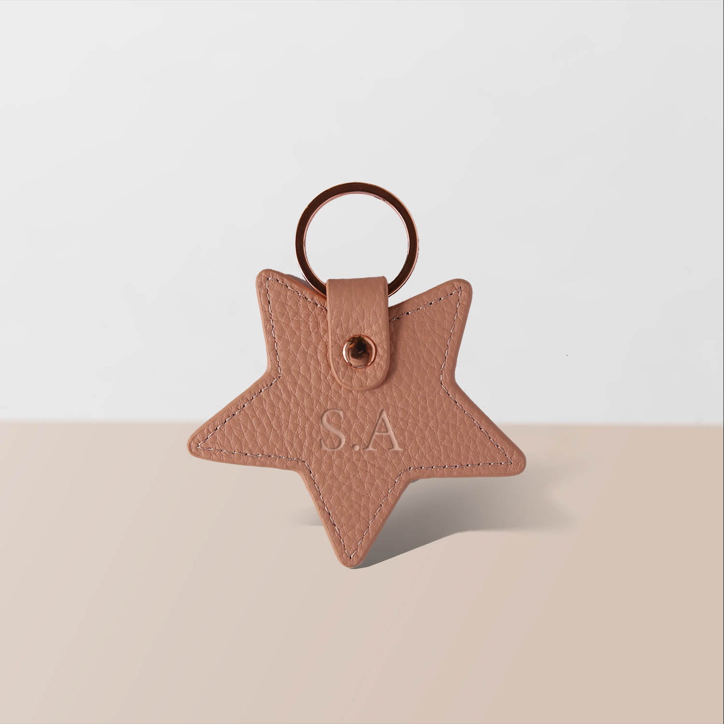 Pebbled Lowkey Star Keyring | Olivia&Co | Australia