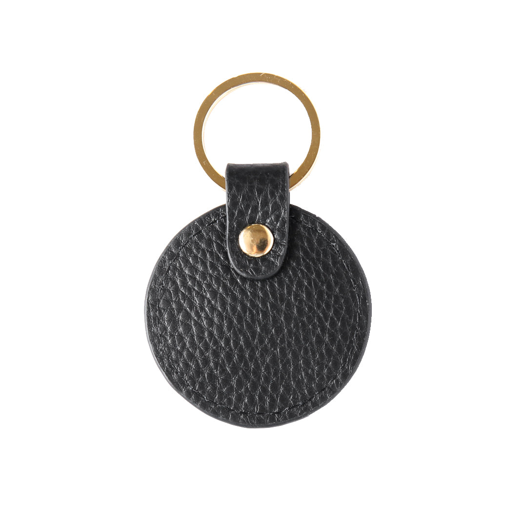 Pebbled Lowkey Round Keyring | Olivia&Co | Australia
