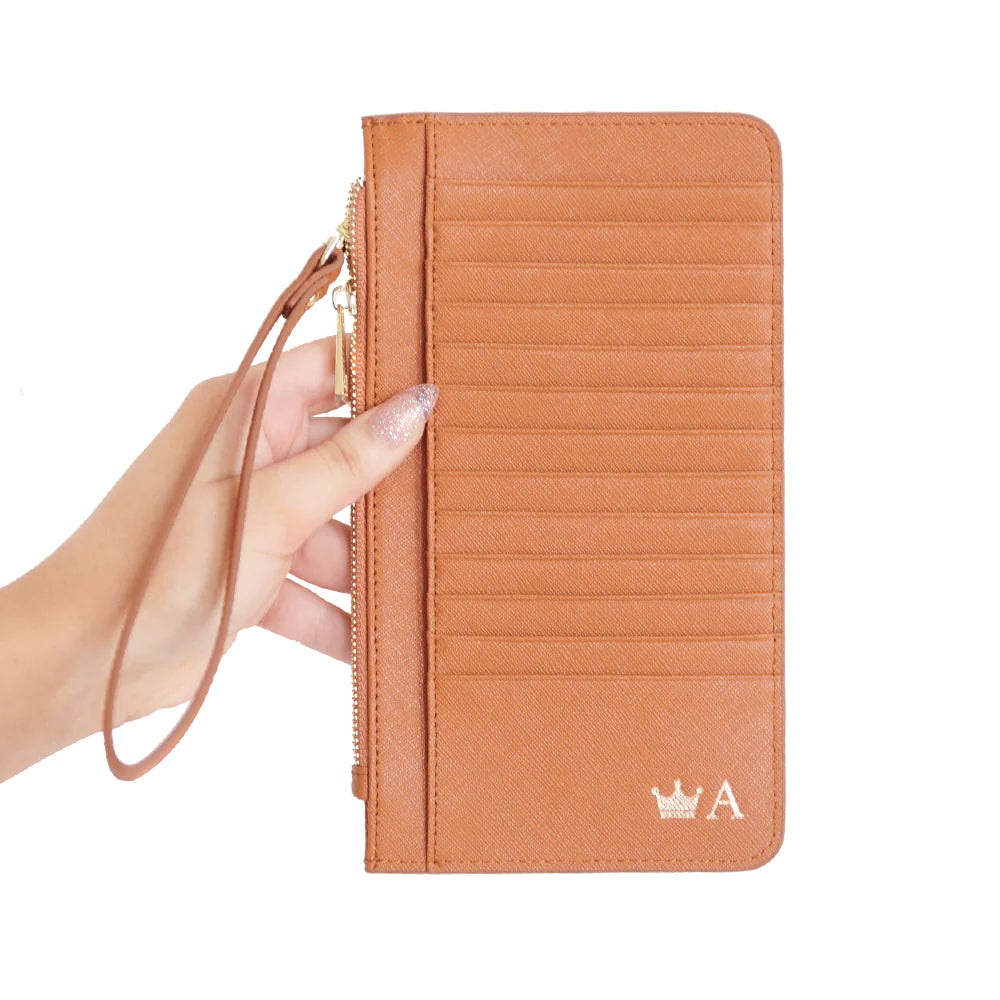 Phone Wallet in Tan