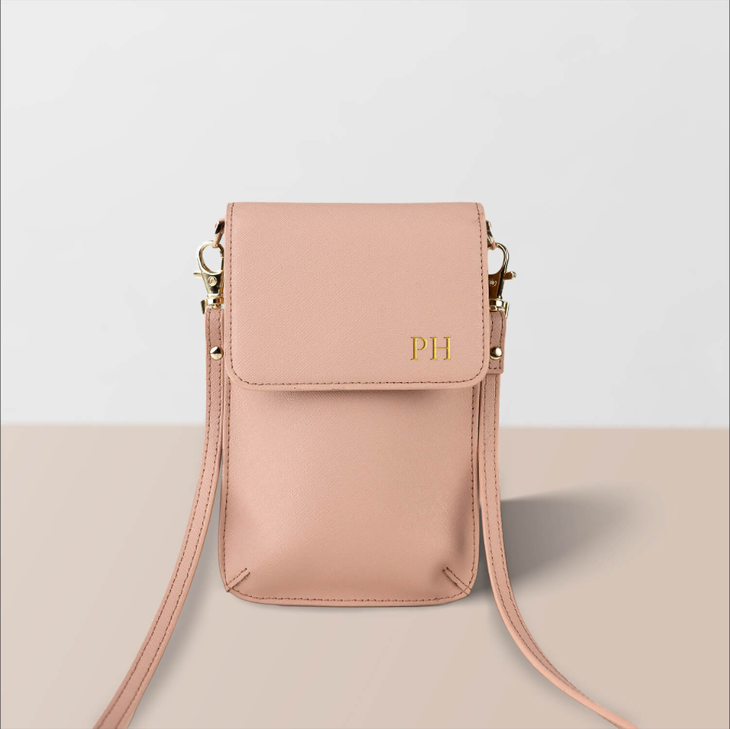 Gucci Soft Pink Leather Interlocking G Chain Crossbody Bag | Lyst