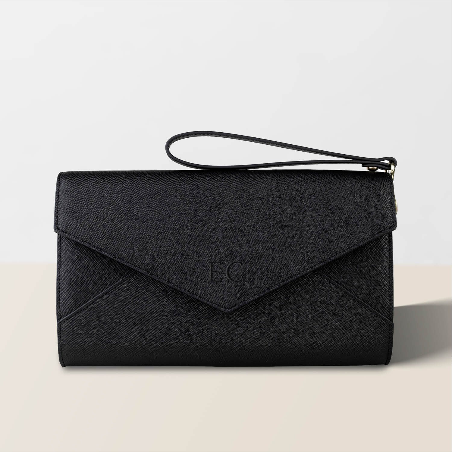 Bigallo | Women's clutch bag in leather color black – Il Bisonte