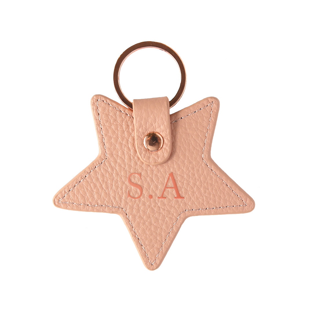 Pebbled Lowkey Star Keyring