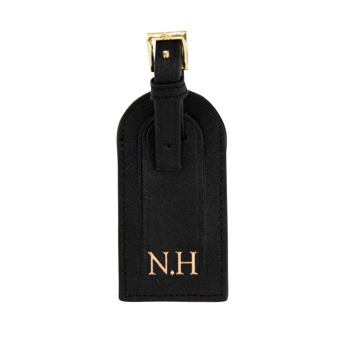 Personalised Luggage Tags Black