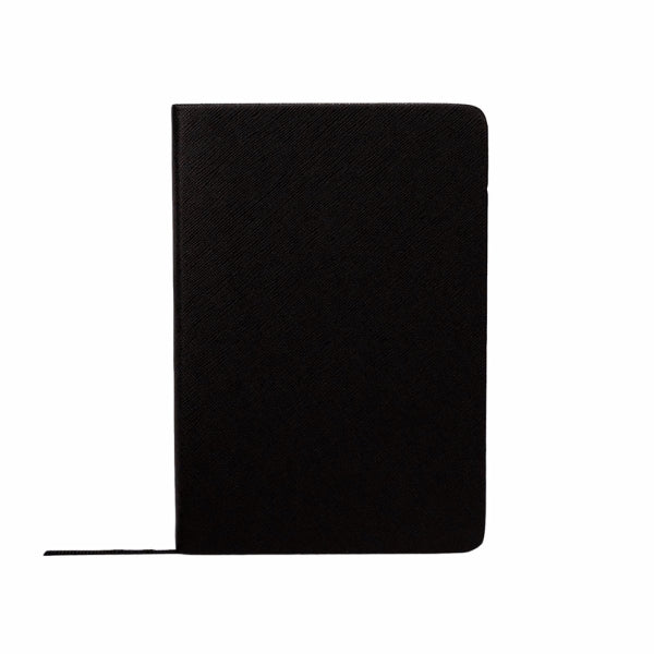 Mon Purse Small Saffiano Notebook in Black