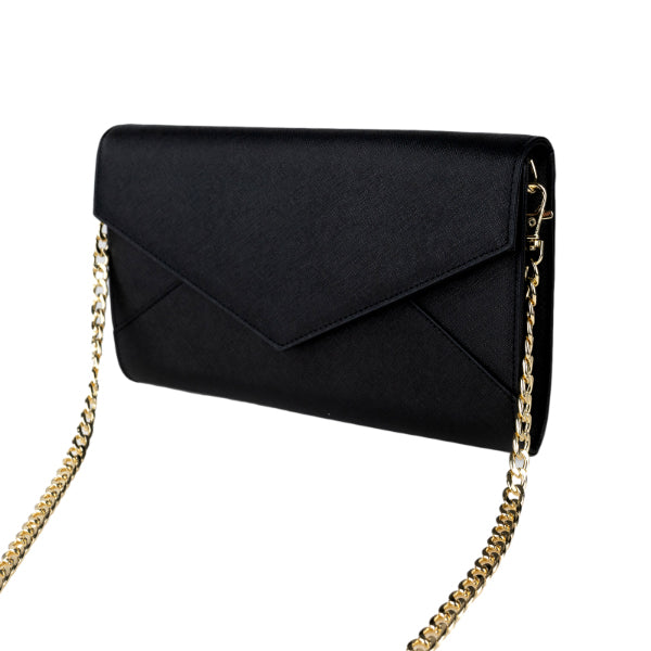 Carrie Envelope Clutch with Gold Chain – Sandra Cadavid
