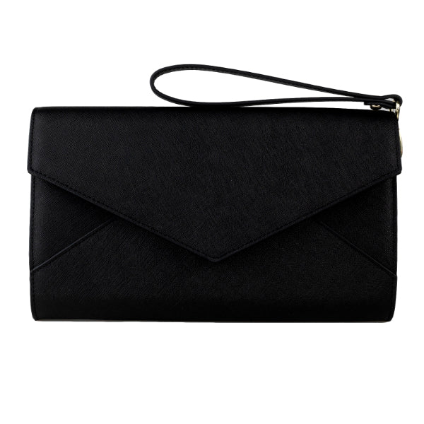 Grey envelope sale clutch bag