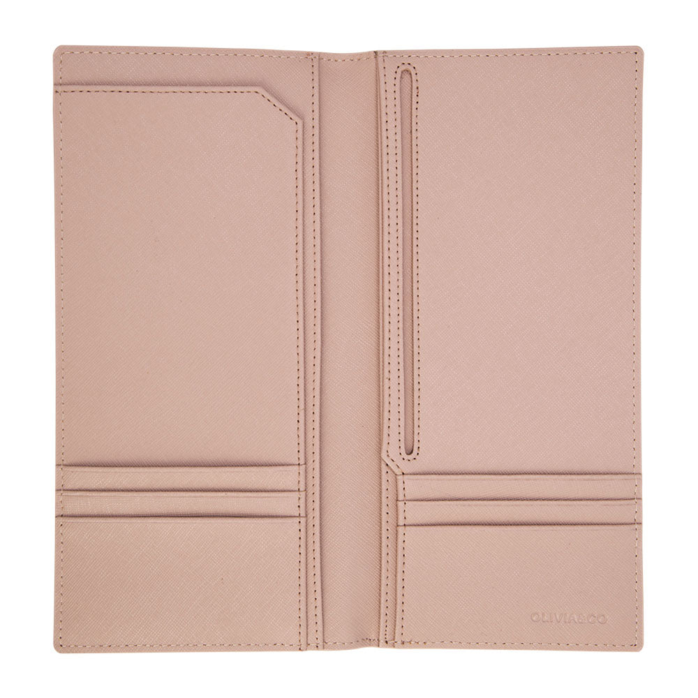 Taupe Passport Holder