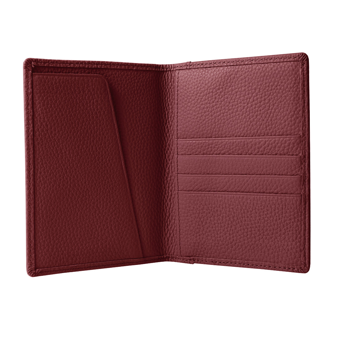 Personalised Passport Holder Burgundy