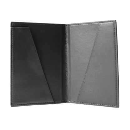 Mon Purse Smooth Passport Holder in Black