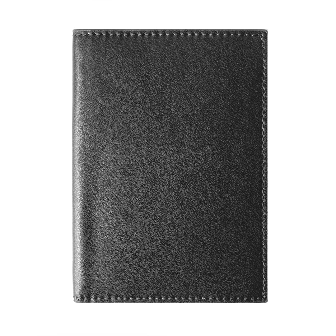 Mon Purse Smooth Passport Holder in Black