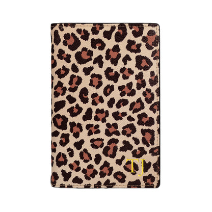 Leopard Print Personalised Passport Holder